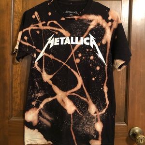 bleached Metallica T-shirt